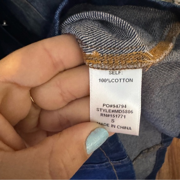 LELIS POWER SHOULDER UTILITY DEMIN DREES SIZE S - Picture 16 of 16